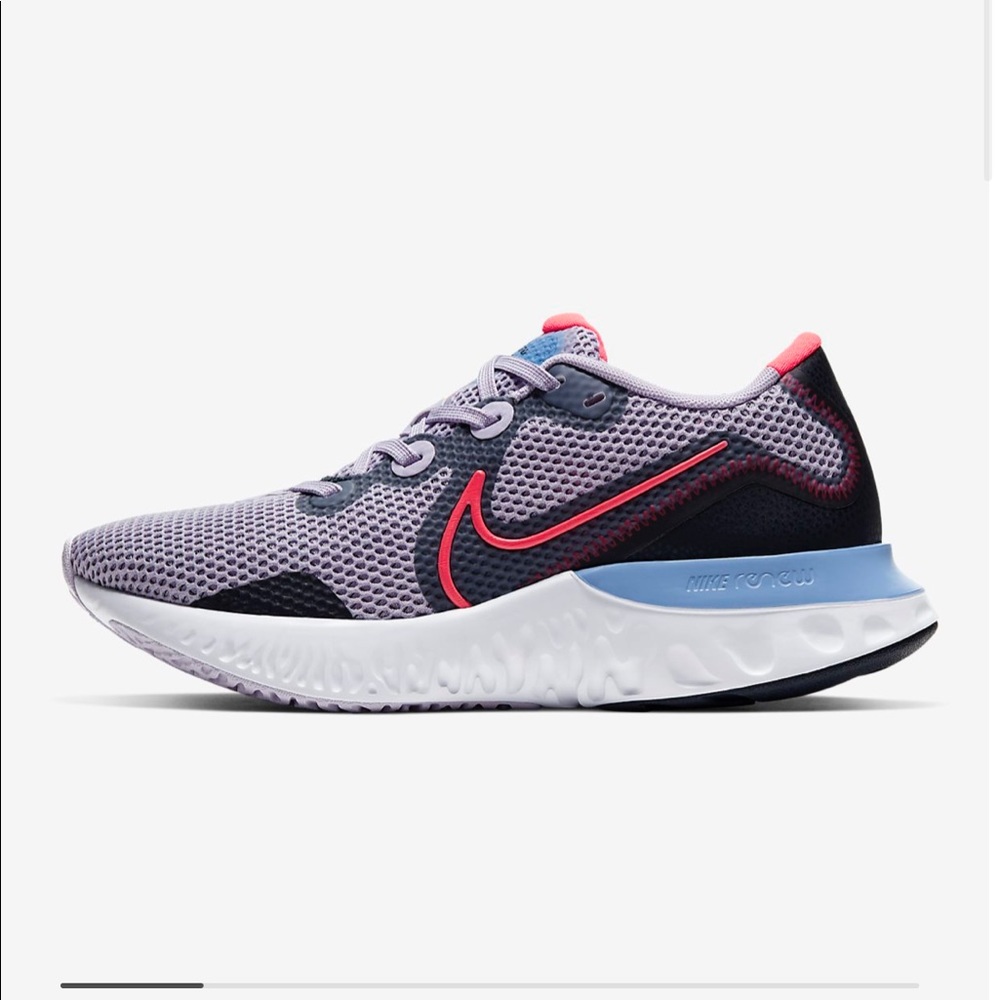 Nike Renew. Obsidian grey/purple/blue